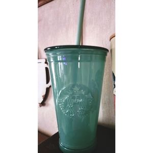 Glass starbucks cup